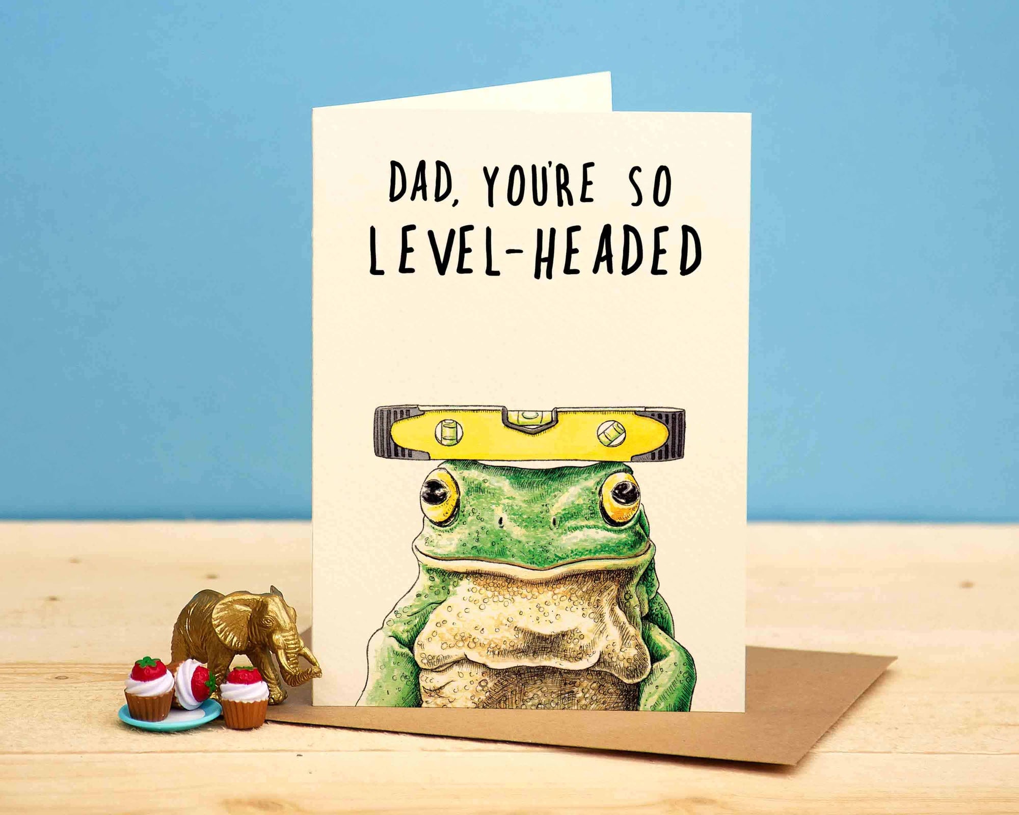 Level Headed Card - Dad Card - Father's Day Card