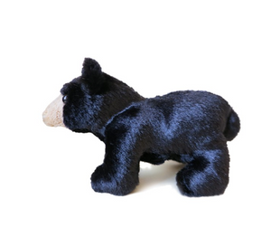 baby black bear finger puppet