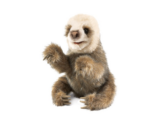 baby sloth hand puppet