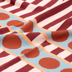 Stripe Dot Throw