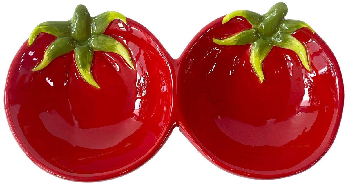 Tomato & Pepper Ceramic Serving Dish