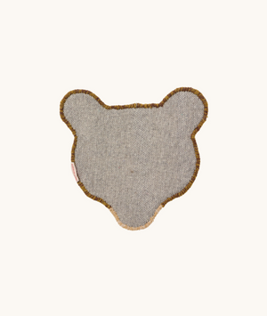 wool bear head rug