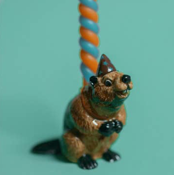 Cake Topper - Single Birthday Candle Holder