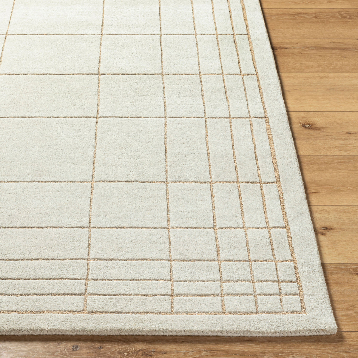 Alabaster Lattice Rug