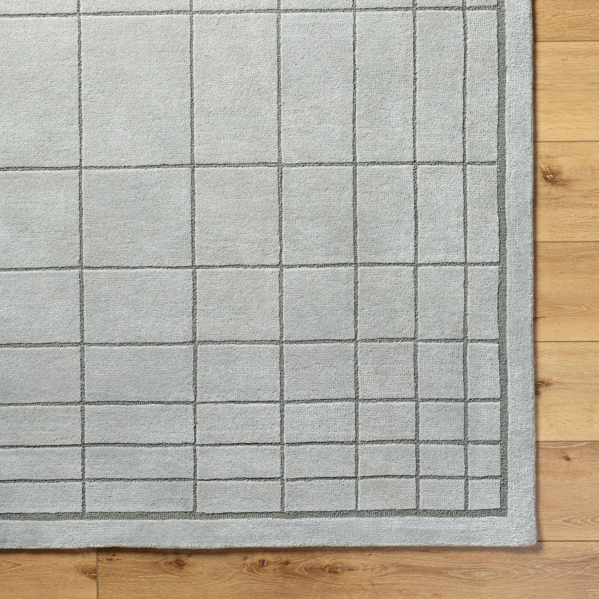 Ash Lattice Rug