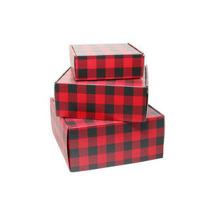 Plaid Holiday Boxes (3 Sizes)