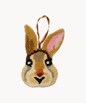 wool bunny wall hanger