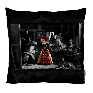 Velvet Graphic Pillows - Las Meninas Reina