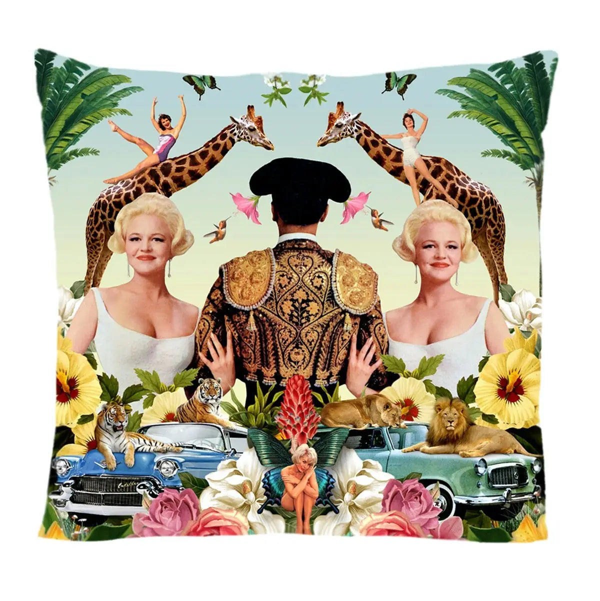Velvet Graphic Pillows - Peggy Lee