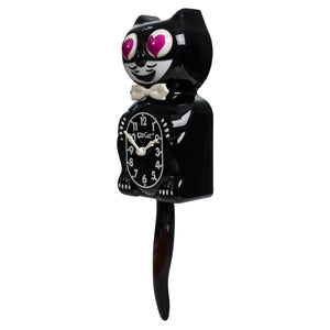 Classic Black w. Magenta Heart (Limited Edition) - Kit Cat Klock