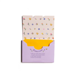 Lavender Honey Paper Travel Soap 50 Sheets