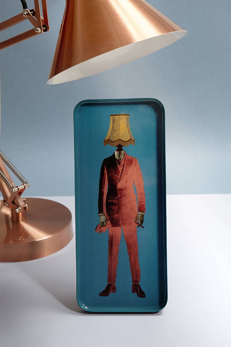 Lampaman Rectangular Metal Tray