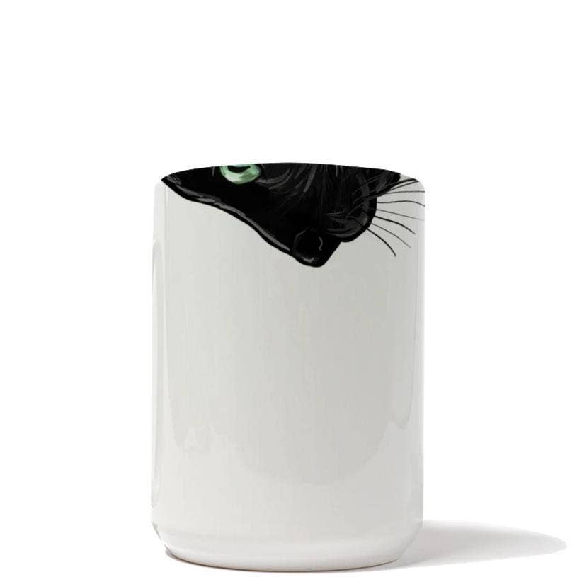 Black Cat Snout Mug