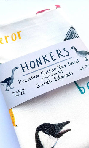 Honkers Bird Cotton Tea Towel