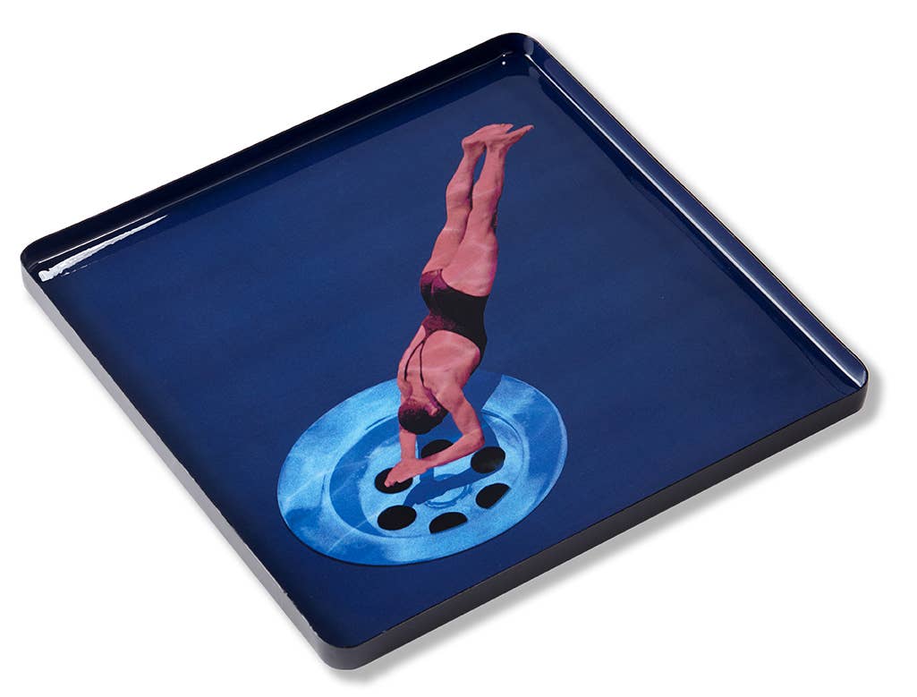 Ploufman square Metal tray