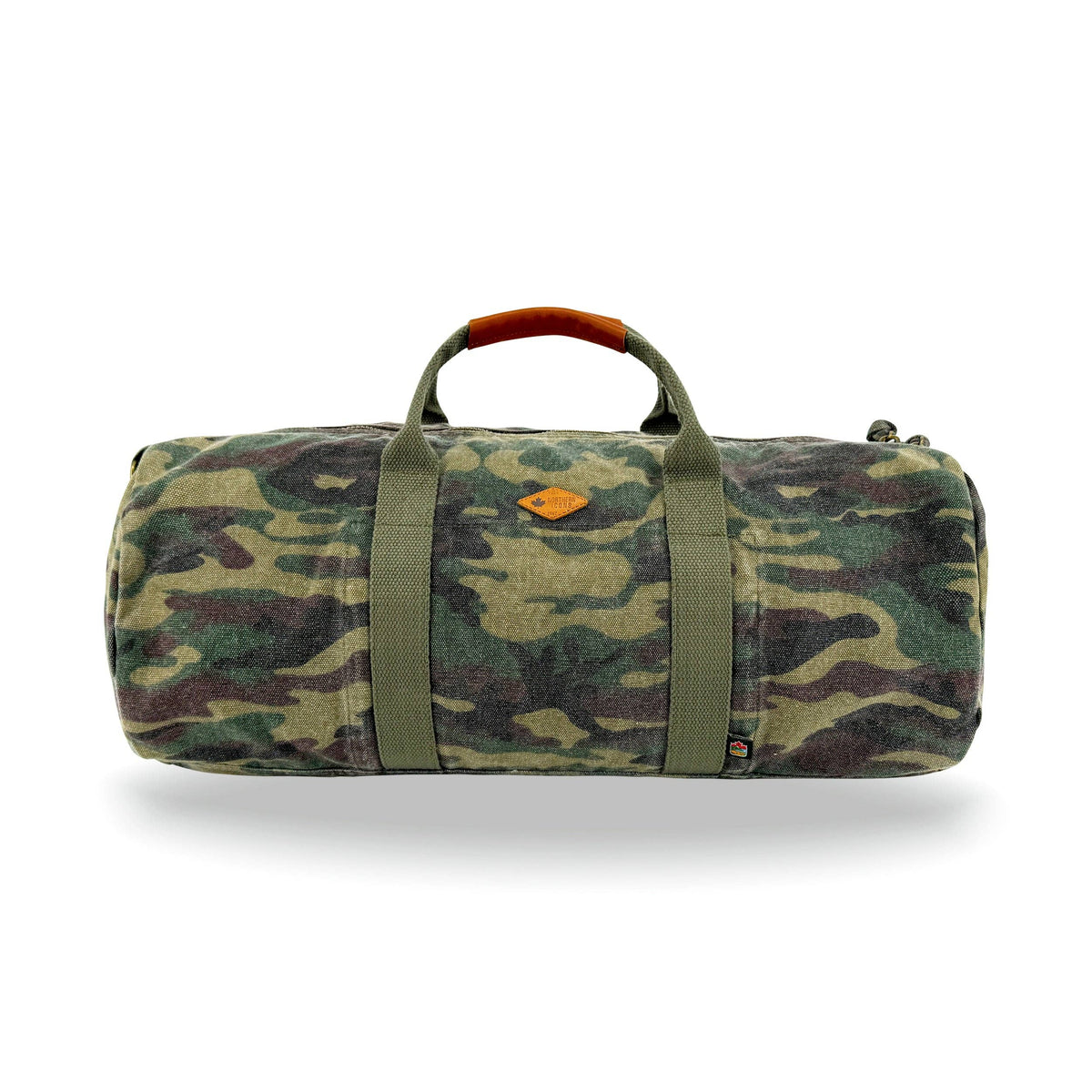 CANADA CAMOUFLAGE CANVAS DUFFEL BAG