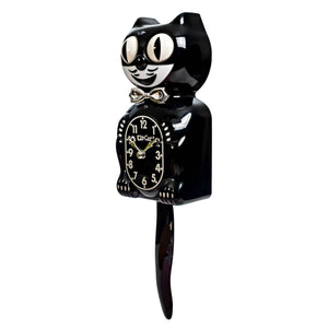 Retro Black Kitchen Edition Kit-Cat Klock
