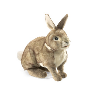 cottontail rabbit hand puppet