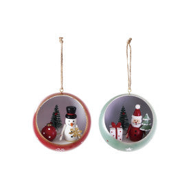 Wood Diorama Ornament - Light-Up