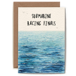 Submarine Racing Card - Everyday Card - Funny