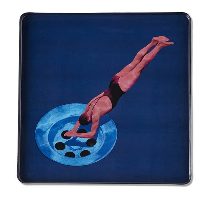 Ploufman square Metal tray