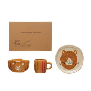 Child's Ceramic Dish Set - 3 Piece