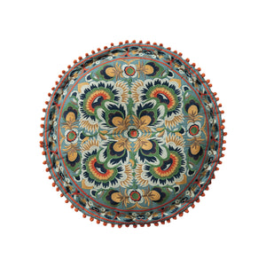 Floral Kaleidoscope - Embroidered Floor Pillow