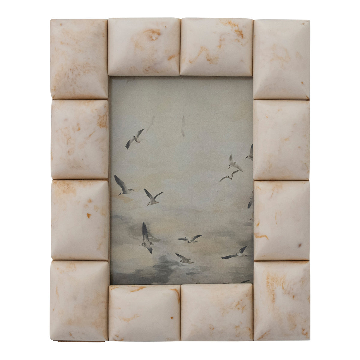 Studded Ivory Photo Frame - 4" x 6"
