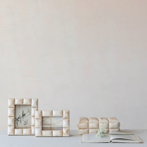 Studded Ivory Photo Frame - 5" x 7"