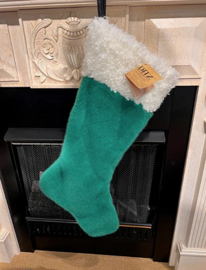 Fuzzy Christmas Stocking (3 Colours)