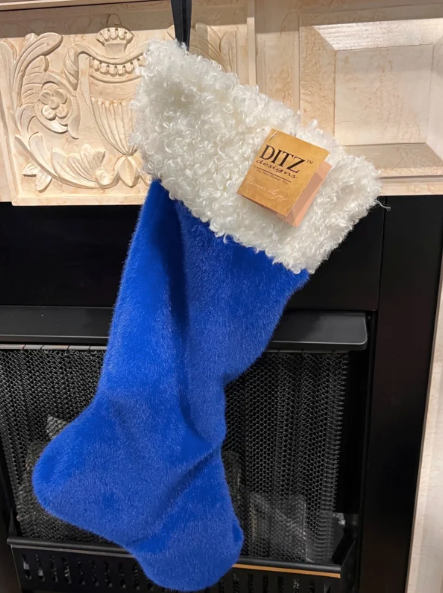 Fuzzy Christmas Stocking (3 Colours)