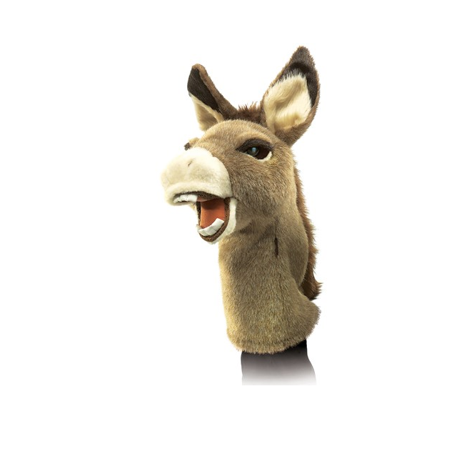 donkey stage puppet