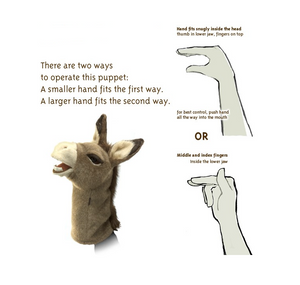 donkey stage puppet