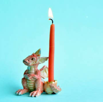 Cake Topper - Single Birthday Candle Holder