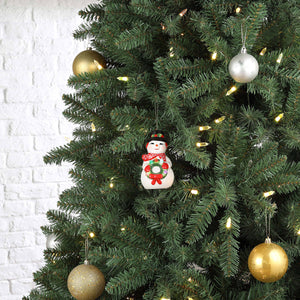 Nostalgic Ceramic Ornament - Snowman