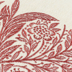 Marigold Embroidered Cushion Russet