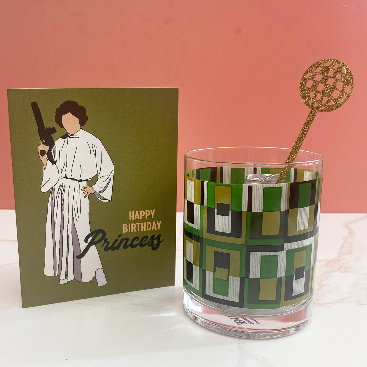 Happy Birthday Princess Star Wars Inspired Pop Culture Card