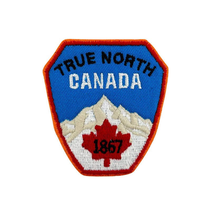 Canada iron-on embroidery patch