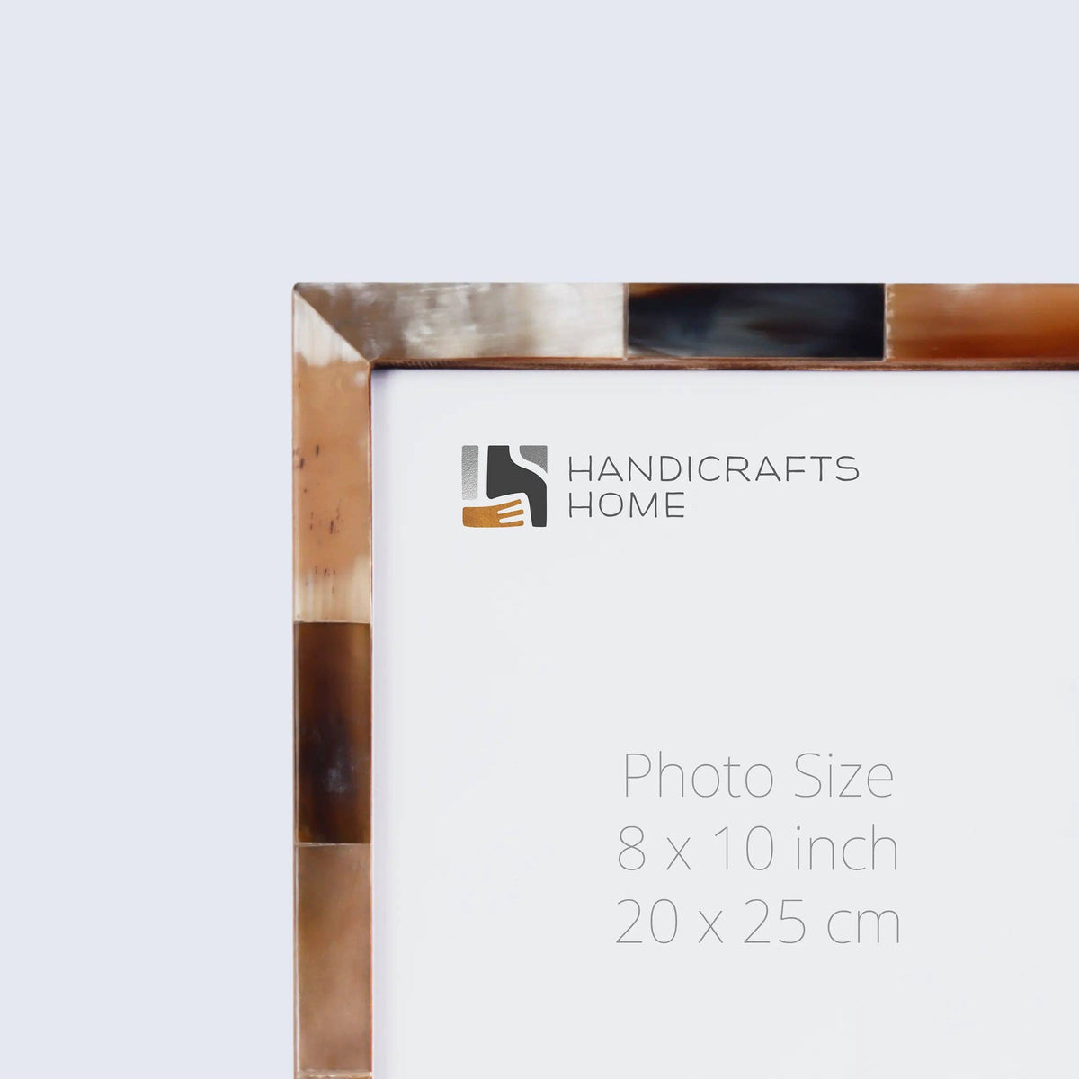 Bone Inlay Picture Photo Frame White