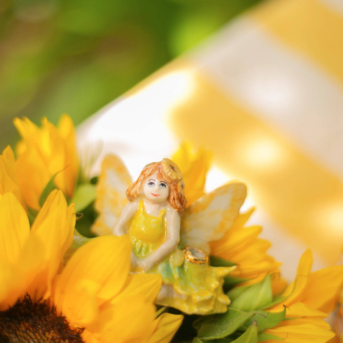 Sunflower Fairy Cake Topper