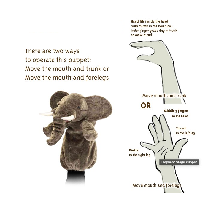 elephant stage puppet