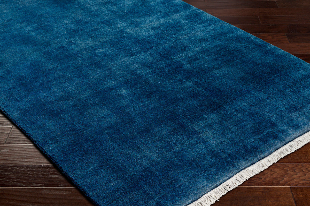 Evergreen Rug in Indigo Ink