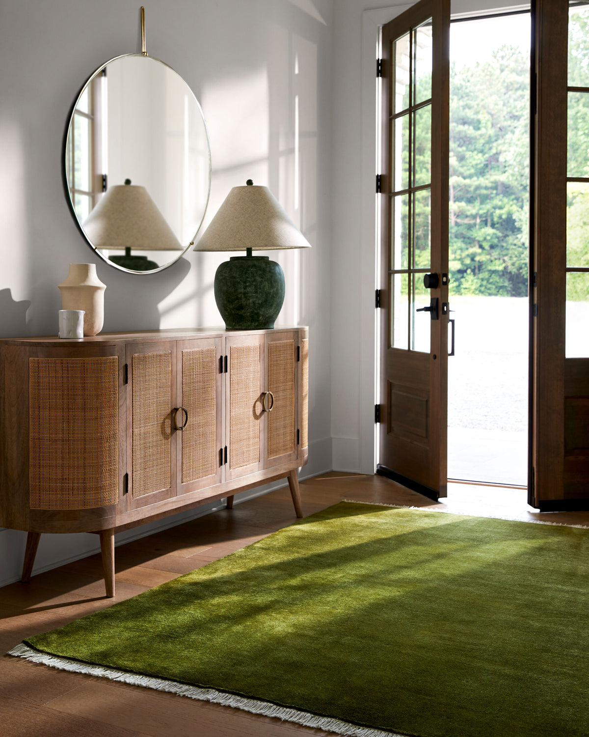 Evergreen Rug in Basil