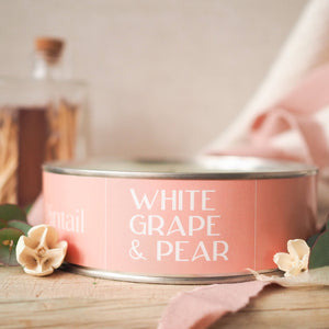 White Grape and Pear Triple Wick Candle | Large Candles