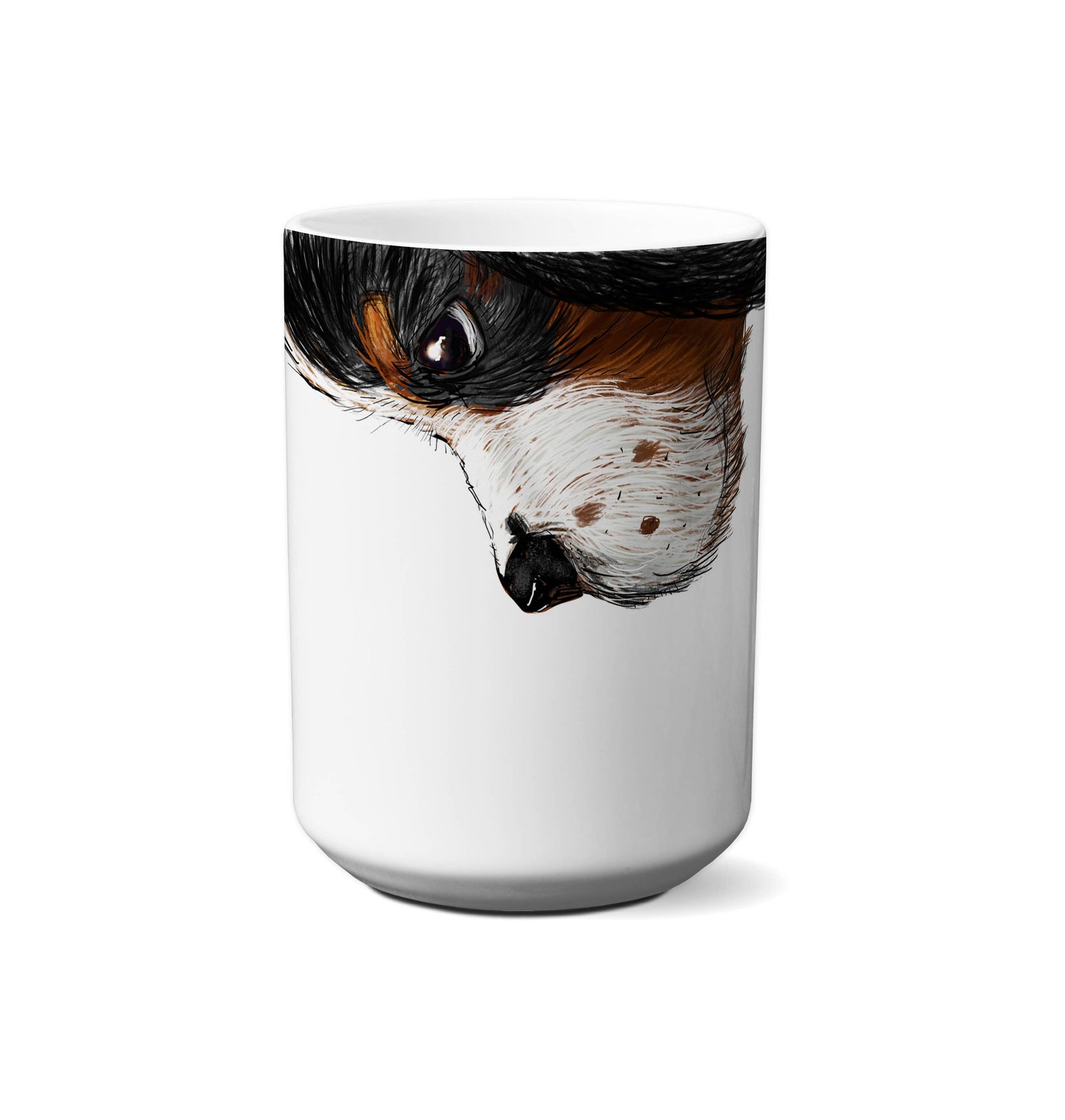 King Charles Cavalier Tri Color Snout Mug