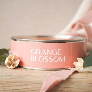 Orange Blossom Triple Wick Candle | Large Candles in Tins