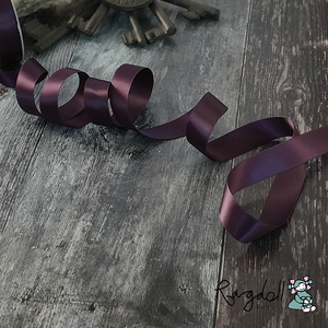 19mm Shadow Purple Satin Ribbon – 10 Metre Roll