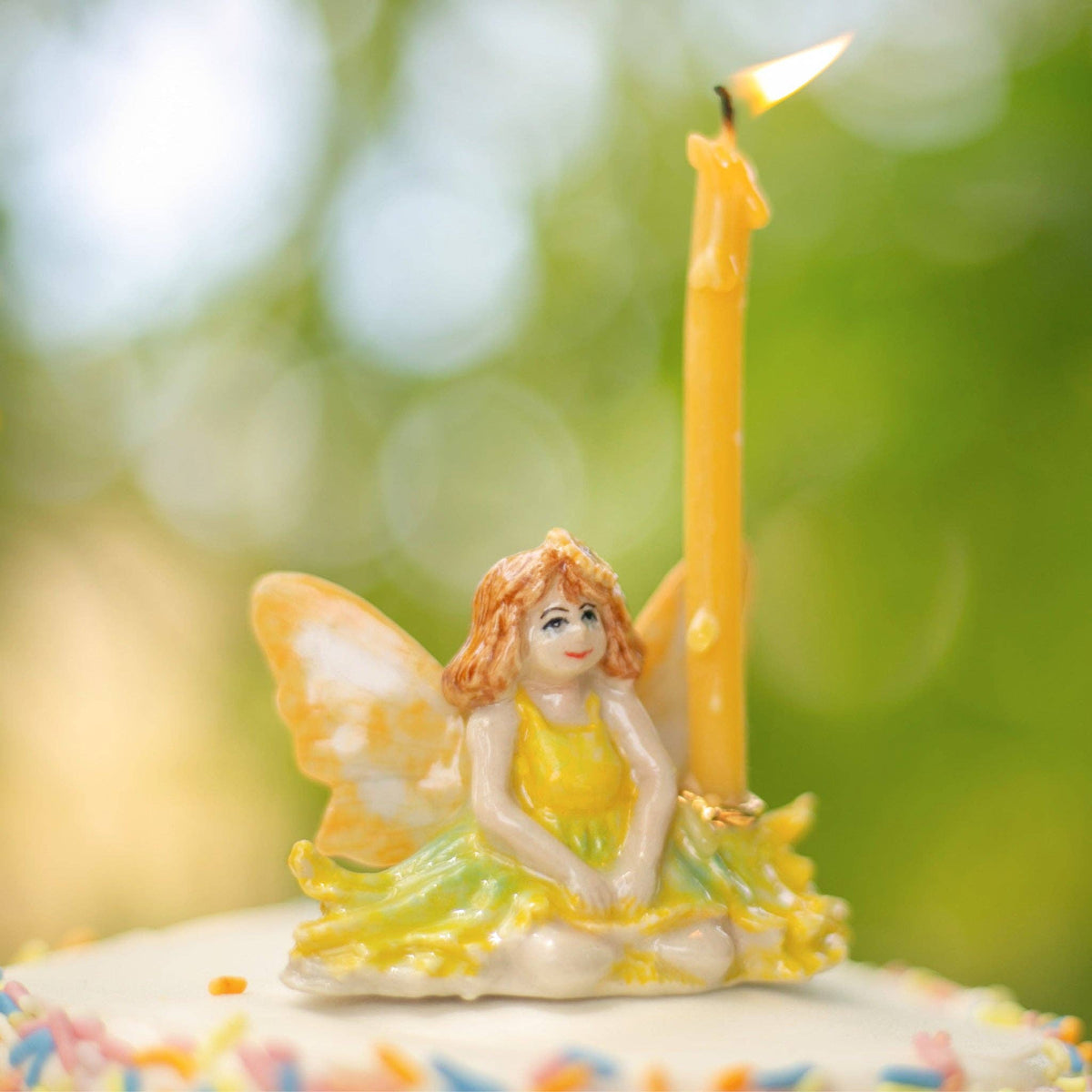 Sunflower Fairy Cake Topper