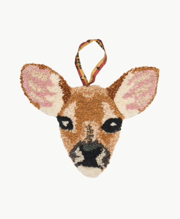 wool fawn wall hanger 