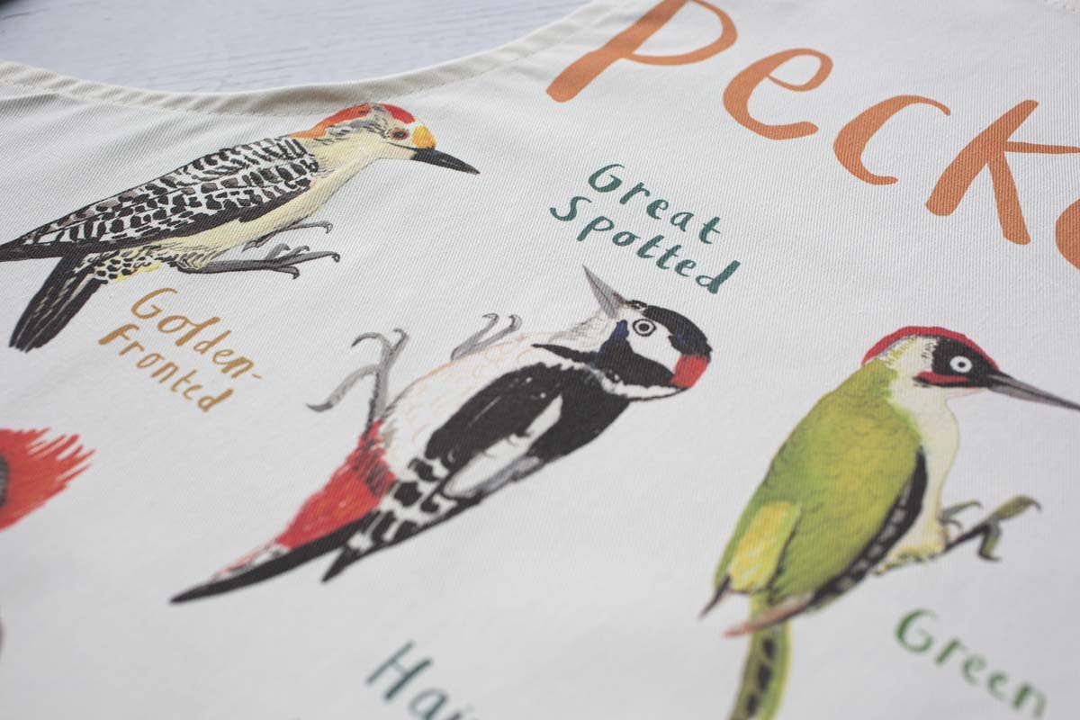 Peckers Bird Cotton Apron